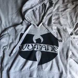 wu tang crop hoodie